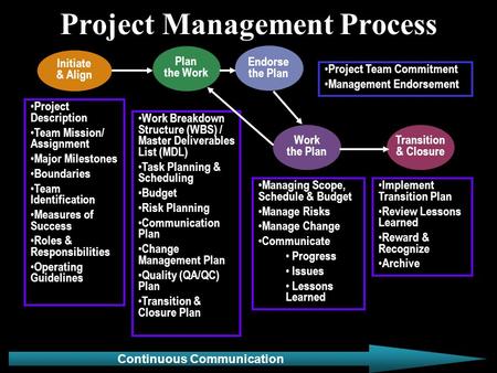 Project Management Process