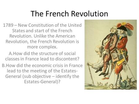 How did the structure of social classes in France lead to discontent?