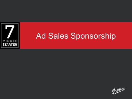 Ad Sales Sponsorship.