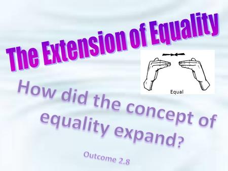 Equal Welfare capitalism depended on the efforts of capitalists and government; ordinary citizens had little power or influence in society, thus, equality.