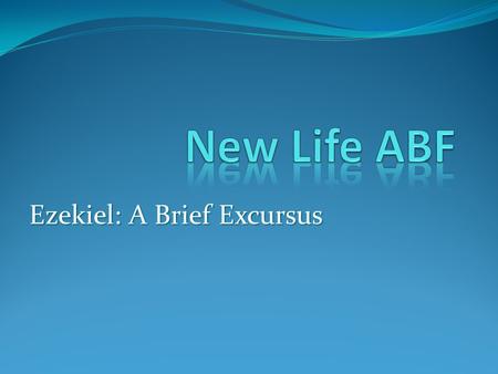 Ezekiel: A Brief Excursus. the unmerited favor of one to another – specifically with God in the giving of forgiveness and mercy for life and living.