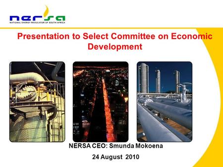 Presentation to Select Committee on Economic Development