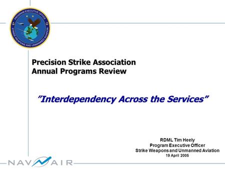 Program Executive Officer Strike Weapons and Unmanned Aviation