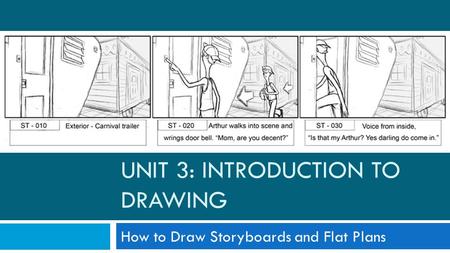 Unit 3: Introduction to Drawing