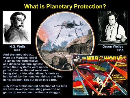 And scattered about... were the Martians–dead! –slain by the putrefactive and disease bacteria against which their systems were unpre- pared; slain as.