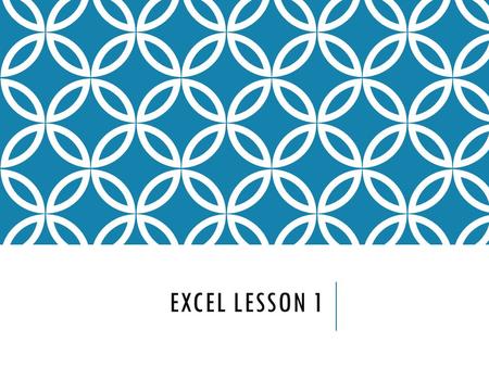 EXCEL LESSON 1. WHAT IS EXCEL? Excel is a spreadsheet program. A spreadsheet is a grid of rows and columns in which you enter text, numbers, and formulas.