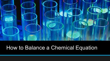 How to Balance a Chemical Equation. H 2 SO 4 + Fe Fe 2 (SO 4 ) 3 + H 2 This equation needs to be balanced!! Follow these steps for a perfectly balanced.