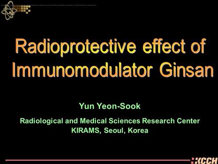 Radiological and Medical Sciences Research Center KIRAMS, Seoul, Korea