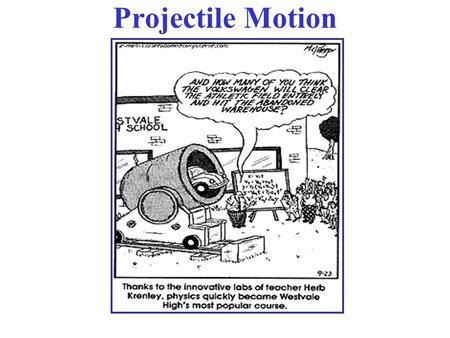 Projectile Motion.