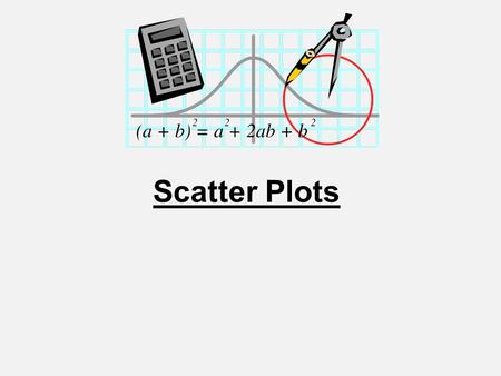 Scatter Plots.