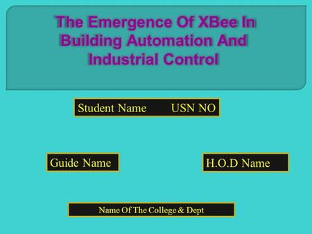 The Emergence Of XBee In Building Automation And Industrial Control