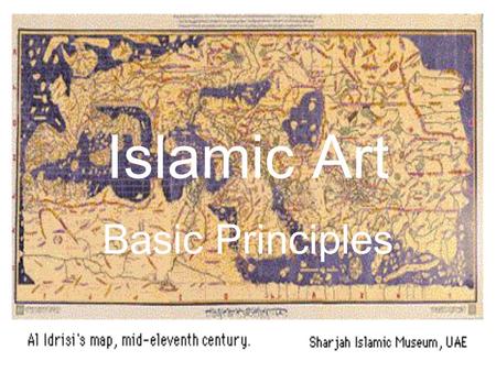 Islamic Art Basic Principles.