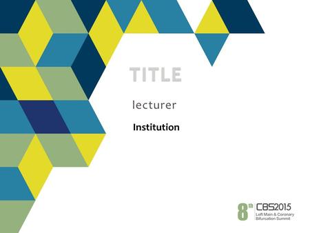 TITLE lecturer Institution. Presenter Disclosure Information.