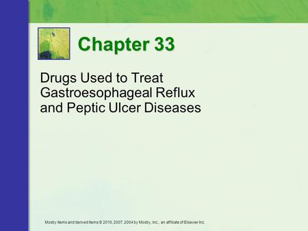 Drugs Used to Treat Gastroesophageal Reflux and Peptic Ulcer Diseases