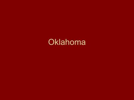 Oklahoma. Ceremonial Transfer of the Louisiana Purchase in New Orleans - 1803.