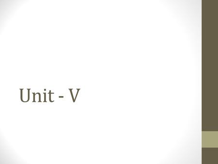 Unit - V. Debugging GNU Debugger helps you in getting information about the following: 1.If a core dump happened, then what statement or expression did.