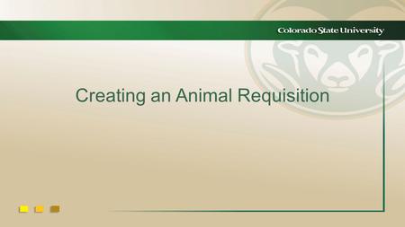 Creating an Animal Requisition. Enter Login ID and Password.