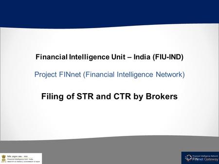 Filing of STR and CTR by Brokers