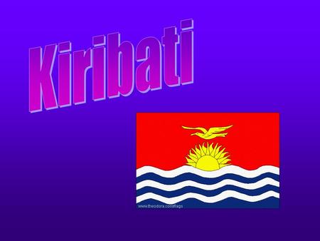 This is a map of the Pacific Ocean and some of the islands in it. Kiribati (Gilbert Islands) will be among the first islands to be submerged.