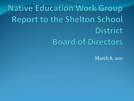 March 8, 2011. NEWG History and Purpose Started in 2005-06 with a focus on “helping kids walk” Developed a statement of purpose Reached consensus on shared.