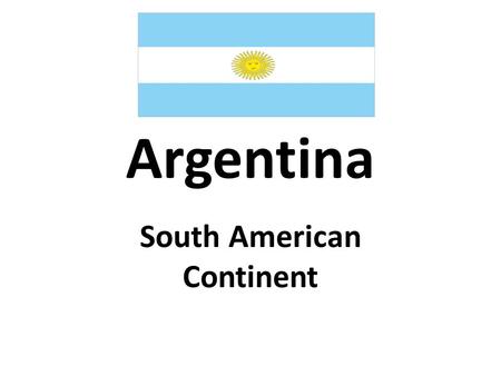 South American Continent