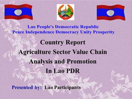 Lao People's Democratic Republic