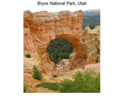 Bryce National Park, Utah. Water Erosion on Mars.