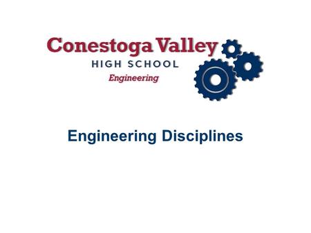 Engineering Disciplines