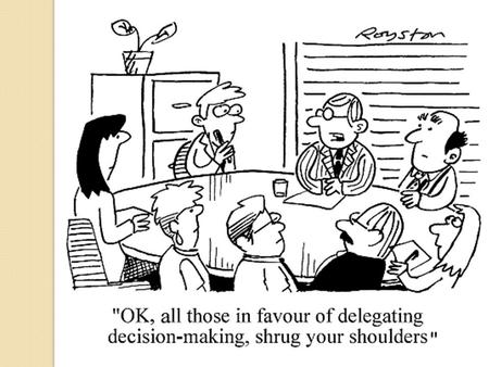 The Decision Making Process 1. Identify Problem 2. List alternatives 3. List Pros/Cons of each alternative 4. Make the best decision 5. Evaluate your.