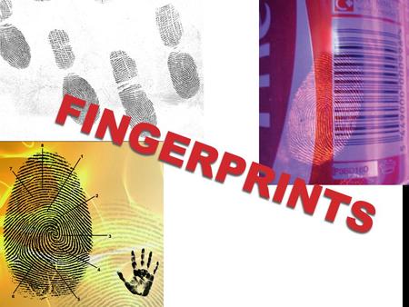 Fingerprints.