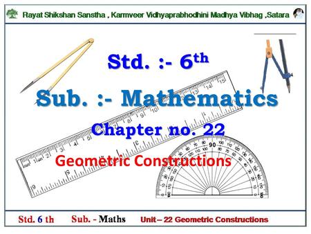 Geometric Constructions