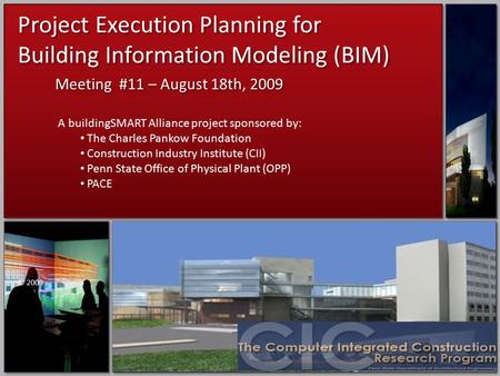 Project Execution Planning for Building Information Modeling (BIM)