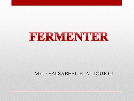 Miss : SALSABEEL H. AL JOUJOU