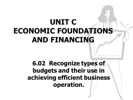 UNIT C ECONOMIC FOUNDATIONS AND FINANCING