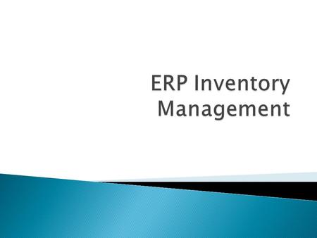  Inventory Management module is sub divided into different modules as under ◦ Inventory Requisition ◦ Inventory Order Assessment ◦ Inventory Placing.