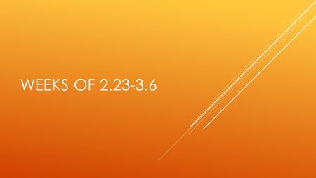 WEEKS OF 2.23-3.6. ETHOS, PATHOS, LOGOS  Ethos – ethical appeal, means to convince an audience of the author’s credibility or character.  choosing language.