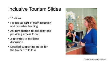 Inclusive Tourism Slides