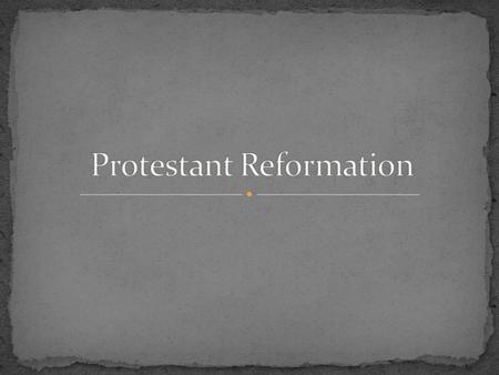 Christian Humanism was a movement out of the Italian Renaissance to reform the Catholic Church. Believed that to change society they would have to change.