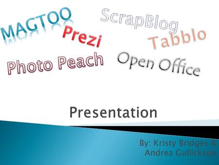 By: Kristy Bridges & Andrea Gullickson.  What is Open Office? ◦ Open-source office software suite ◦ Works on common computers ◦ Stores data in an international.