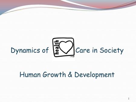 Dynamics of Care in Society