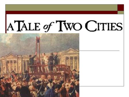 What are the two cities of the novel’s title?