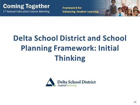 Coming Together 1 st Annual Education Liaison Meeting Framework for Enhancing Student Learning Coming Together 1 st Annual Education Liaison Meeting Framework.