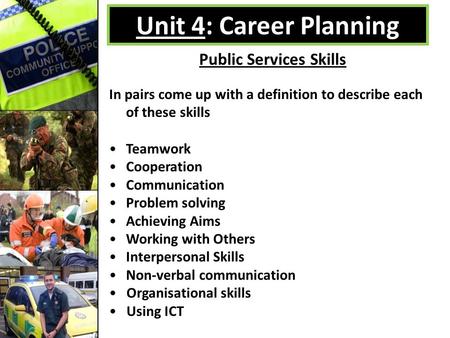 Public Services Skills