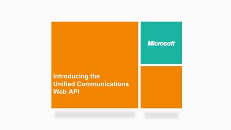 Agenda Pattern Authenticate a user against UCWA Operations happen using the user’s identity Interact with the UCWA service endpoint Make HTTP requests.