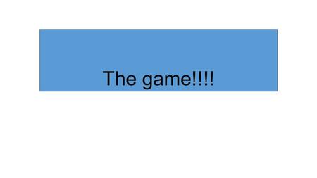 The game!!!!. Introduction When faced with the task of designing and building a VEX robot, students (and teachers) will often immediately want to pick.