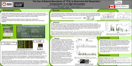 The Use of Natural Abundance of 13 CO 2 to Determine Soil Respiration Components in an Agro-Ecosystem a School of Environmental Sciences, University of.