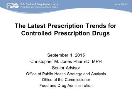 The Latest Prescription Trends for Controlled Prescription Drugs