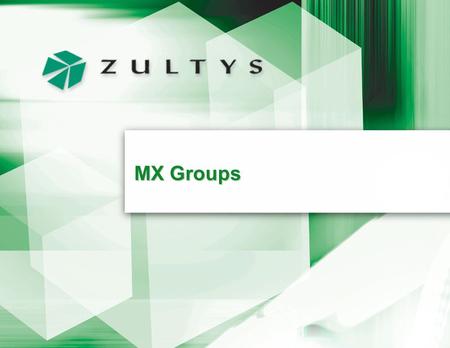 MX Groups. Page 2 Multiple Sites – What Most are Offering Centralized Intelligence Survivable Gateways at remote sites DISASTER AT MAIN SITE ONLY BASIC.