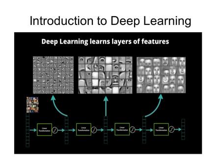 Introduction to Deep Learning