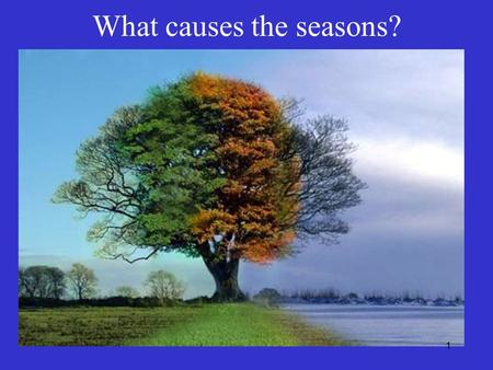 What causes the seasons?